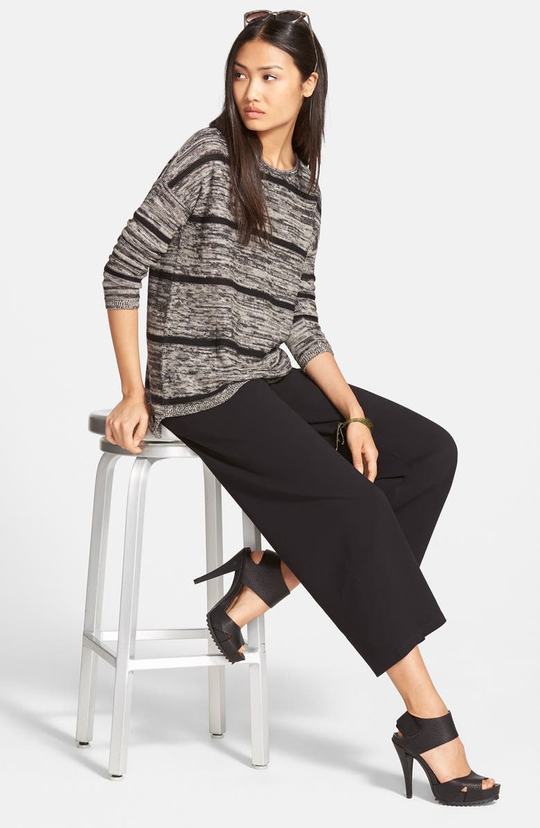 Eileen Fisher Long Sleeve Ballet Neck Top, Alternate, color, 