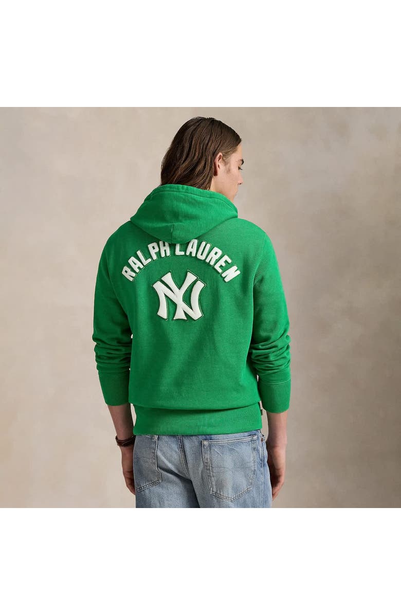 Polo Ralph Lauren Green Yankees  Fleece Hoodie, Alternate, color, 