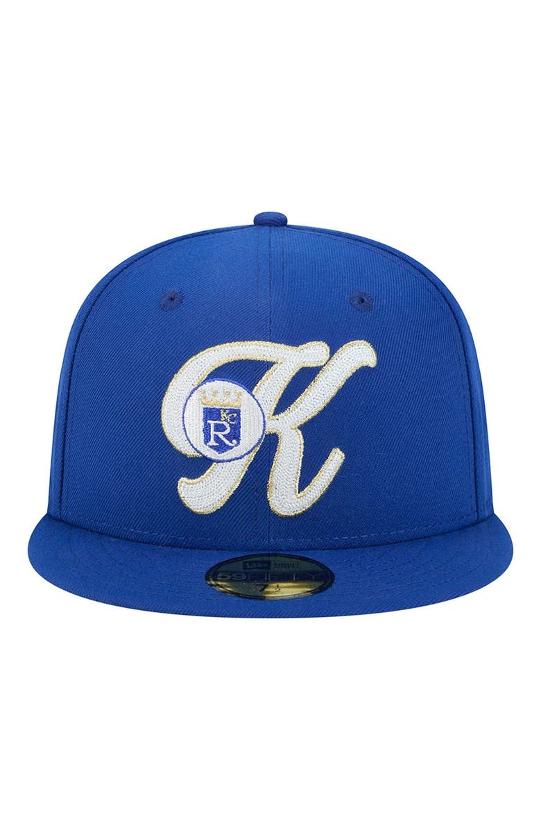 New Era Men's New Era Royal Kansas City Royals Duo Logo 2.0 59FIFTY Fitted Hat, Alternate, color,