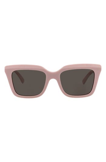 Alexander Mcqueen Mcqueen 53mm Square Sunglasses In Pink