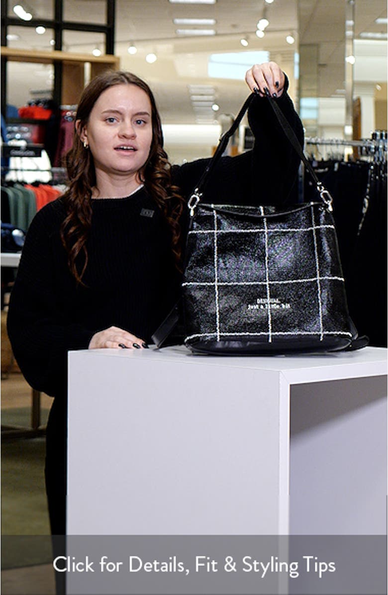 Medium Convertible Check Backpack, sales video thumbnail