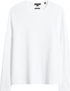 Vince Pima Cotton Piqué Long Sleeve T-Shirt