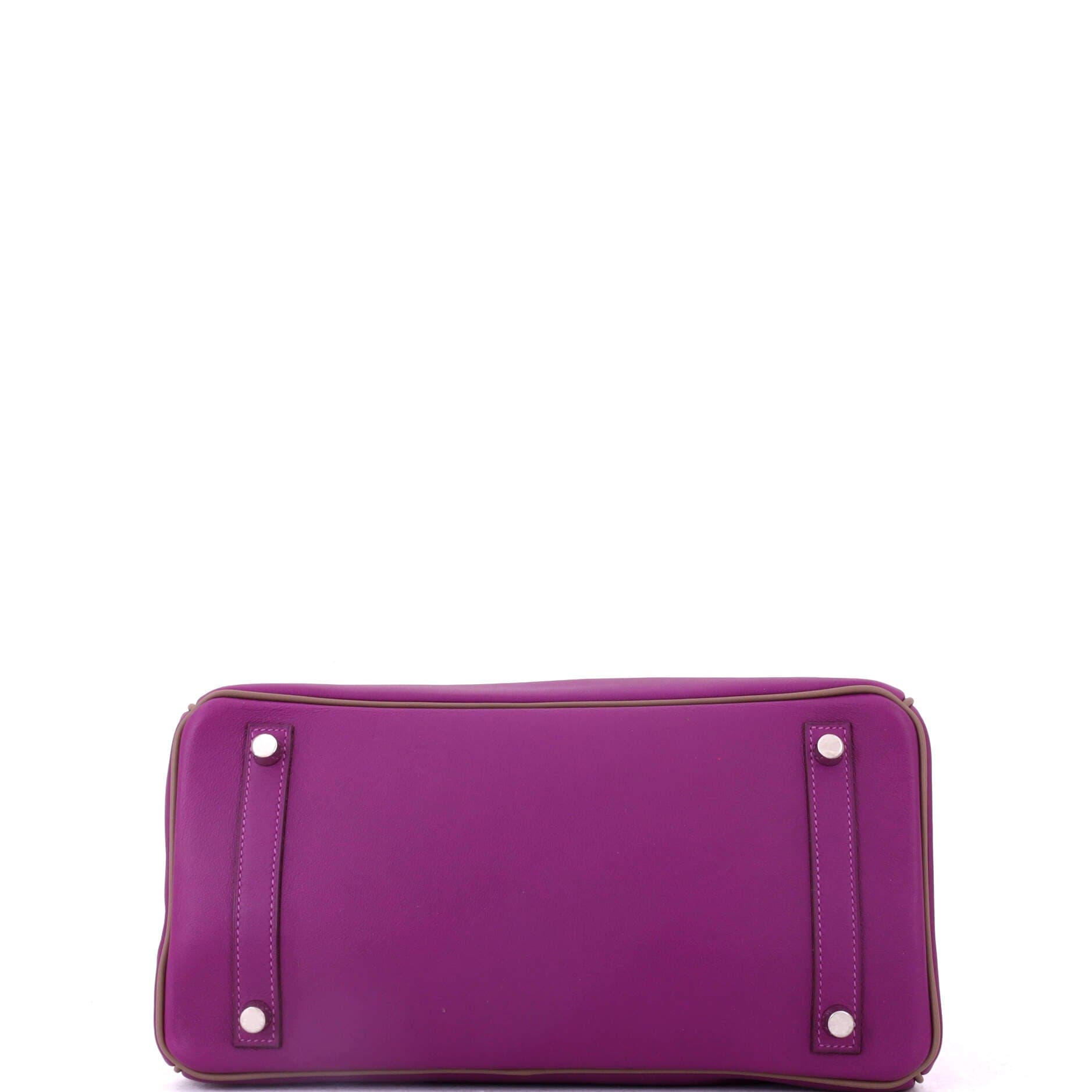 Pre-Owned Hermes Birkin Handbag Bicolor Swift with Palladium Hardware 30, Alternate, color, Bicolor - Anemone/Etain