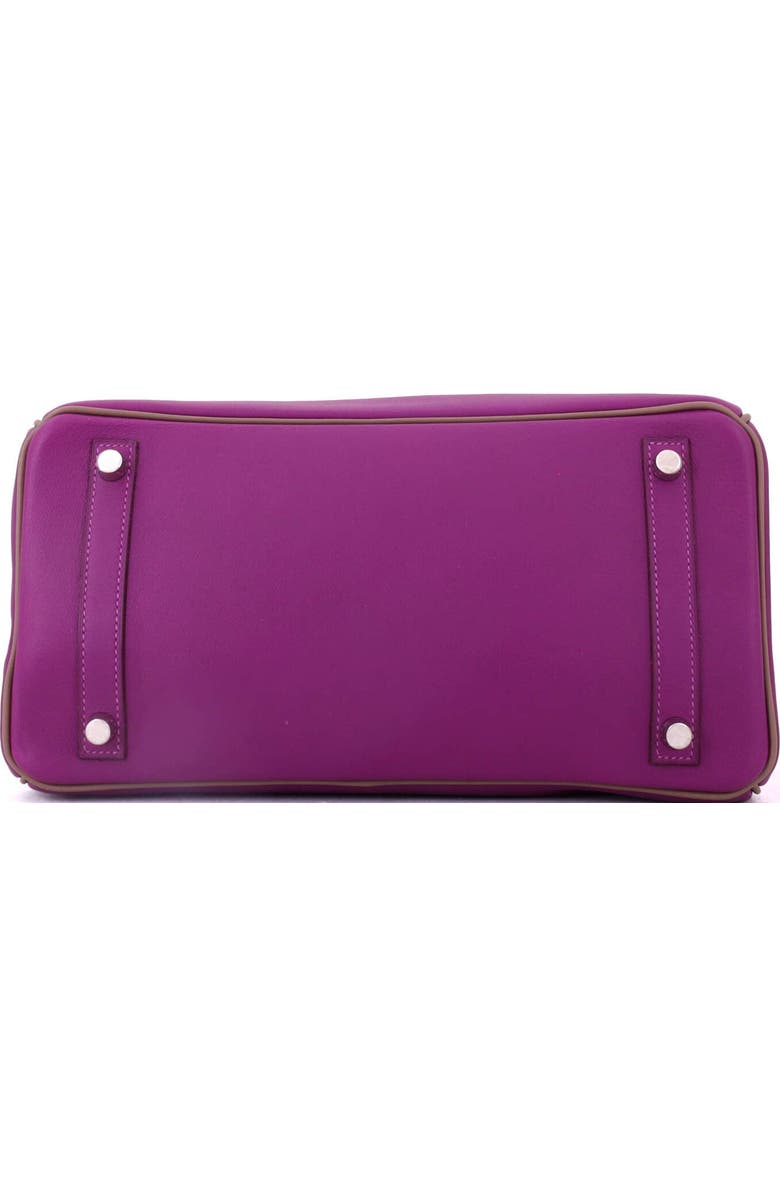 Pre-Owned Hermes Birkin Handbag Bicolor Swift with Palladium Hardware 30, Alternate, color, Bicolor - Anemone/Etain