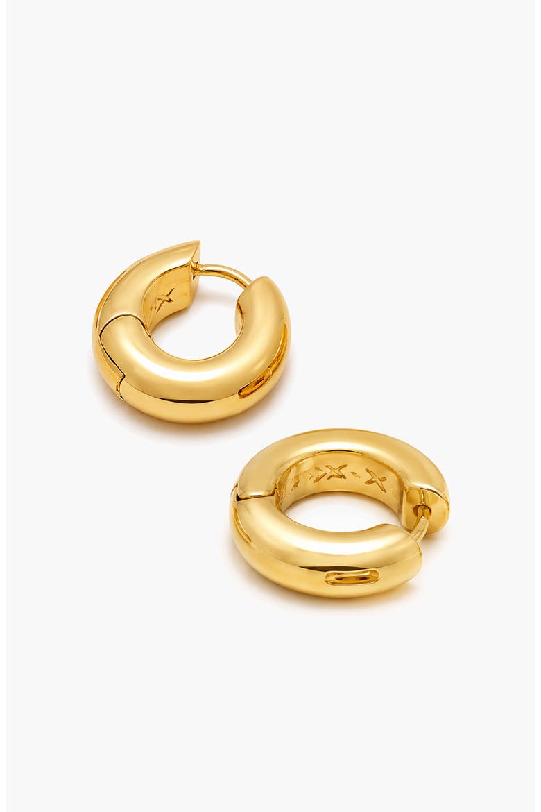Sirso Midi Hoop Earrings In Gold, Alternate, color, Gold