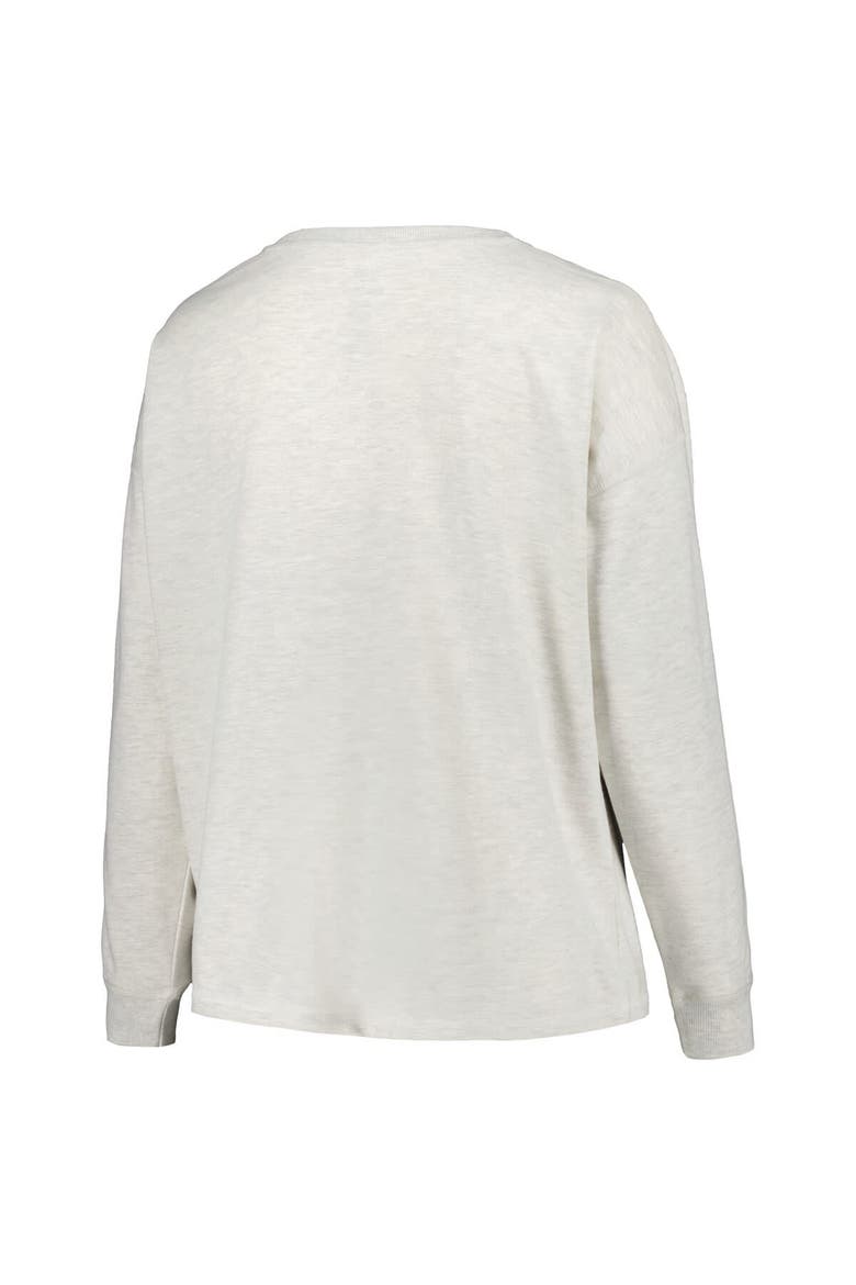 Women's Profile Oatmeal Houston Astros Plus Size French Terry Pullover Sweatshirt, Alternate, color, Oatmeal