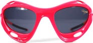 Wisdom Frame 18 63mm Irregular Sunglasses