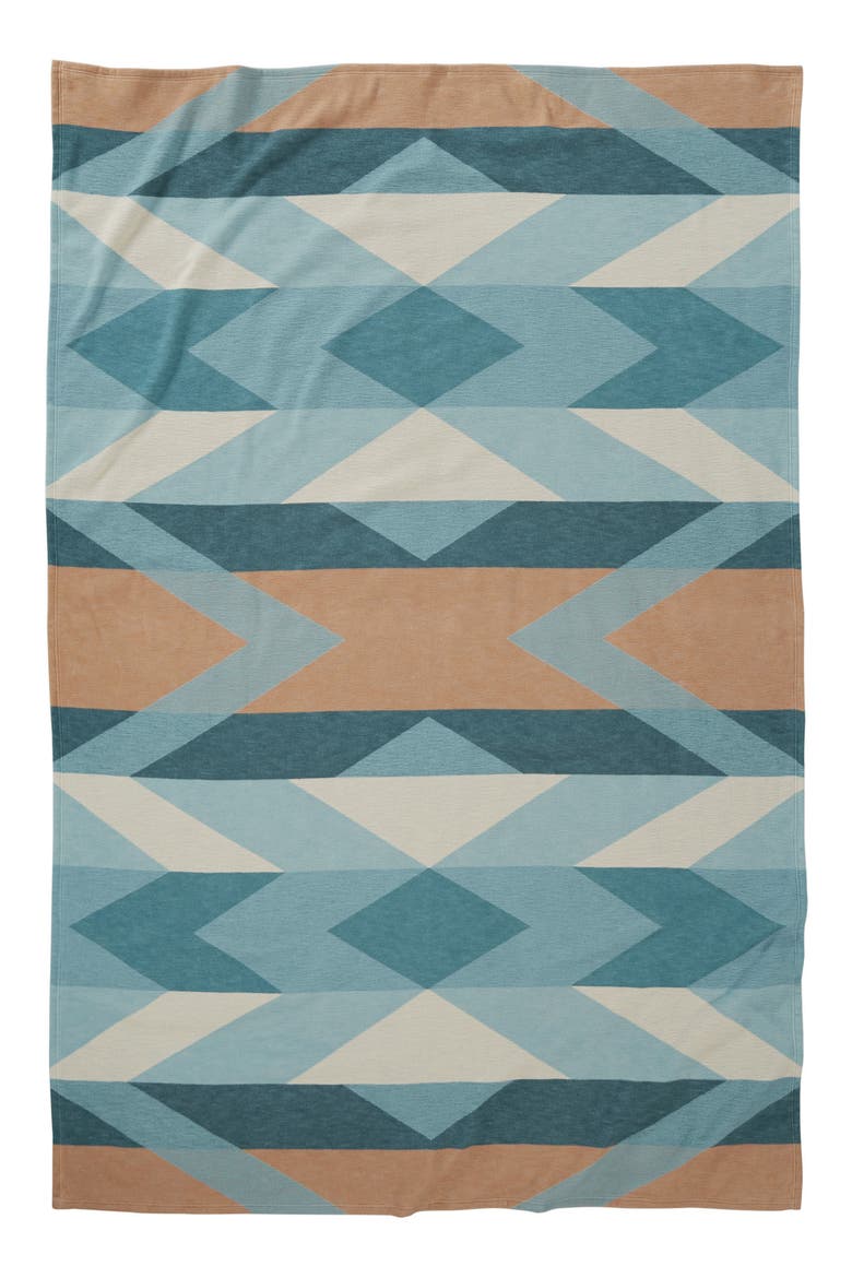 Pima Canyon Throw Blanket, Main, color, DUSK