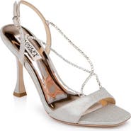 Badgley Mischka Collection Neville Jeweled Strap Sandal