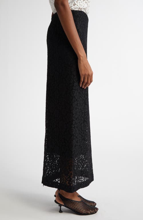 Proenza Schouler Jasmine Stretch-lace Maxi Skirt In Black