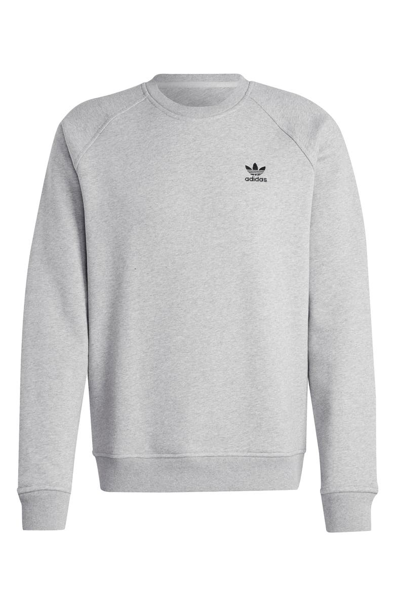 adidas Originals Trefoil Essentials Crewneck Sweatshirt, Alternate, color, 
