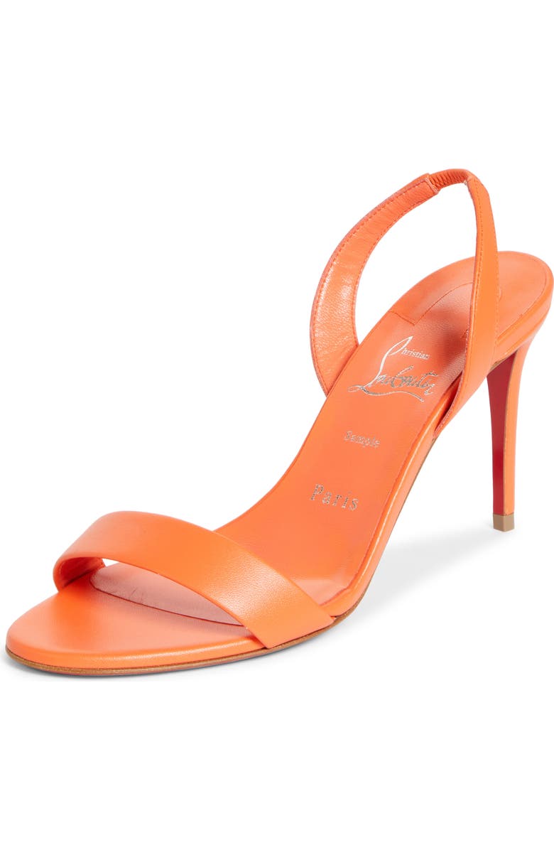 Christian Louboutin Marilyn Slingback Sandal, Main, color, Caruzo/ Caruzo