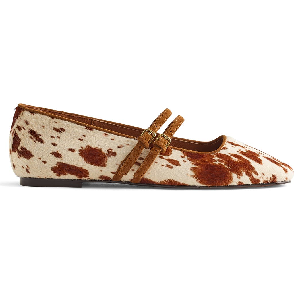 Madewell The Greta Double-strap Ballet Flat In Black