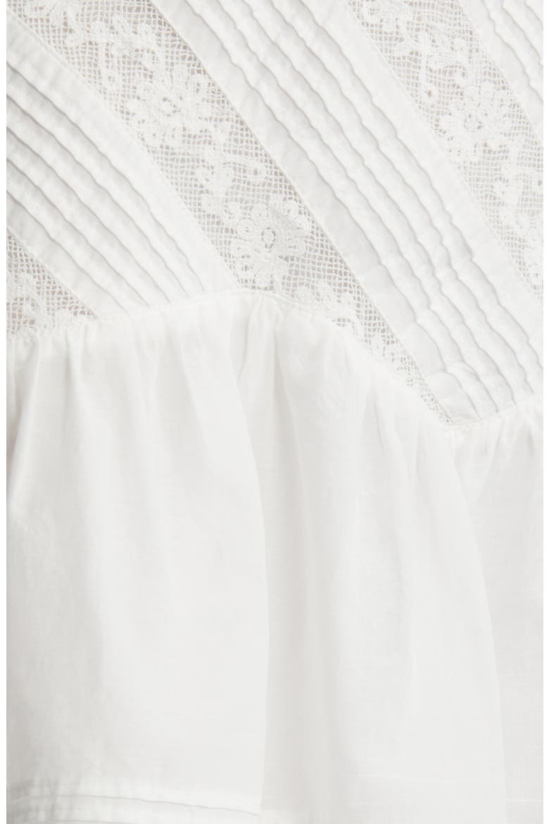 Melissa Lace Trim Skirt, Alternate, color, BRIGHT WHITE