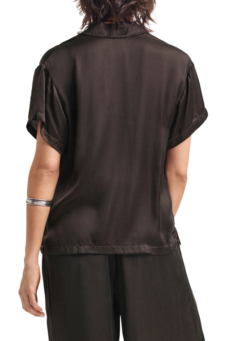 Kami Tie Front Cover-Up Top, Alternate, color, DEEP EARTH