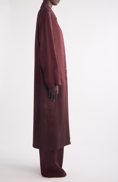 Dries Van Noten Raltonas Oversize Coat In Pink