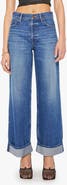 MOTHER The Smoothie Skimp Cuffed Wide Leg Jeans