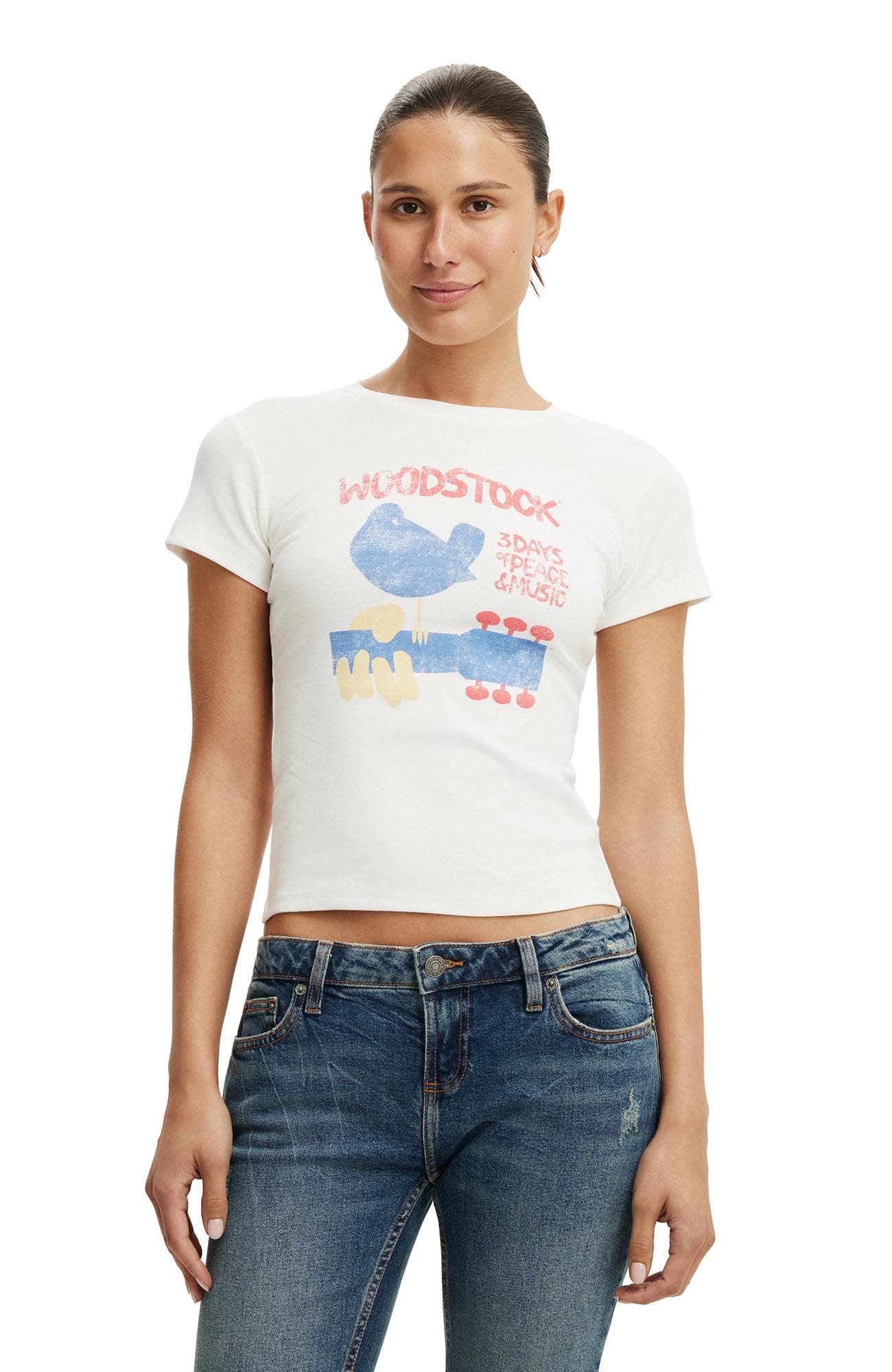 Cotton On The Lcn Graphic Tiny Tee In White