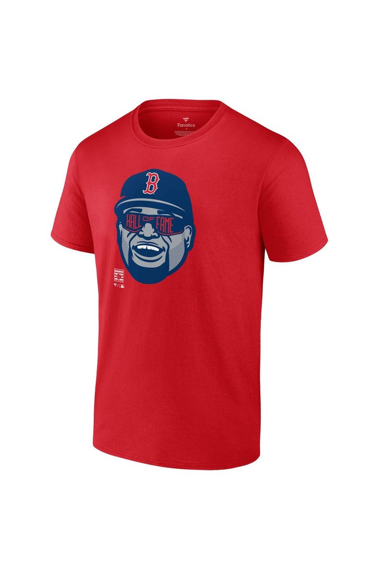 Men's Fanatics Branded David Ortiz Red Boston Red Sox Hall of Fame T-Shirt, Alternate, color, Red