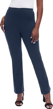 Jessica London Everyday Stretch Cotton Straight Leg