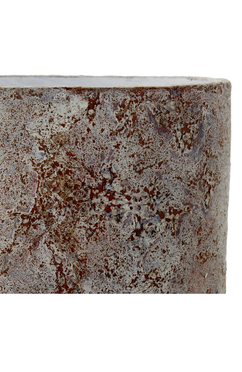 GINGER BIRCH STUDIO Speckled Terracotta Vase, Alternate, color, Brown