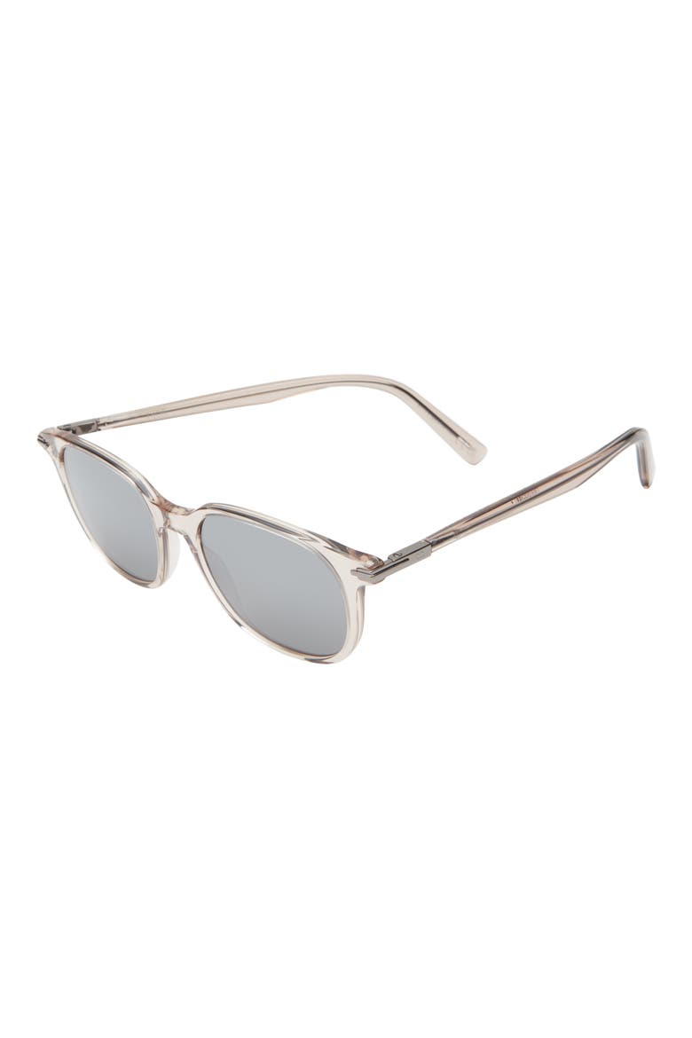 'DiorBlackSuit S12I 52mm Square Sunglasses, Alternate, color, SHINY PINK / SMOKE MIRROR