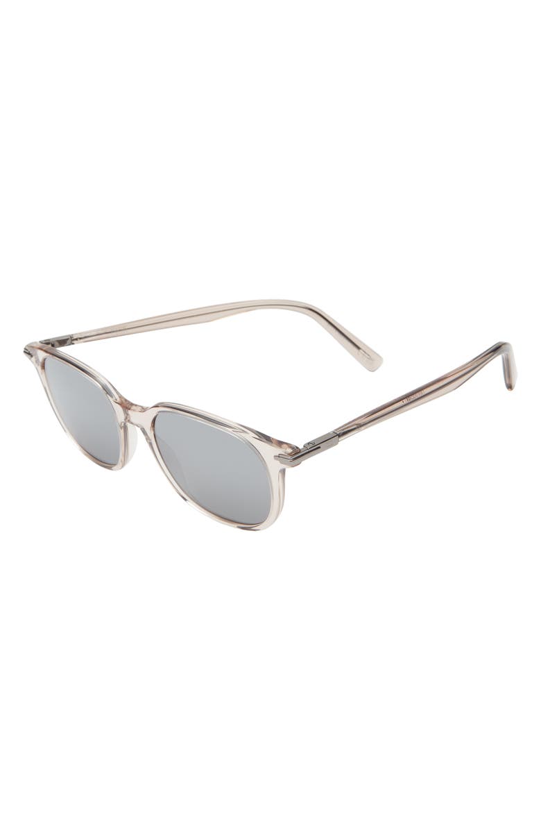 DIOR 'DiorBlackSuit S12I 52mm Square Sunglasses, Alternate, color, Shiny Pink / Smoke Mirror