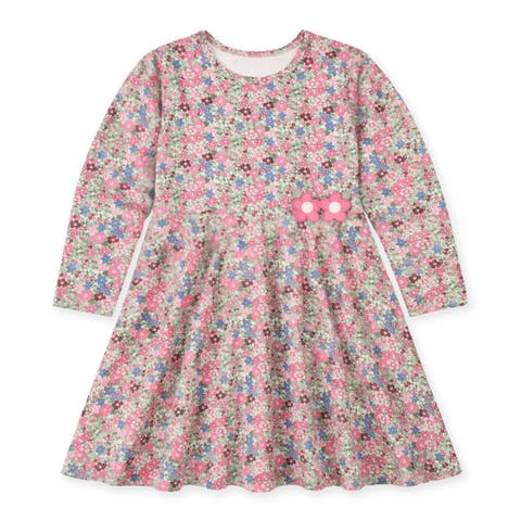 Floral Knit Dress with Flowers