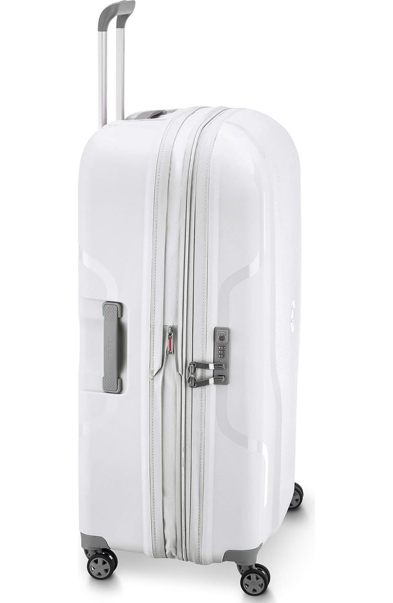 Delsey Paris Clavel Hardside Large Expandable Luggage with Spinner Wheels, Alternate, color, White