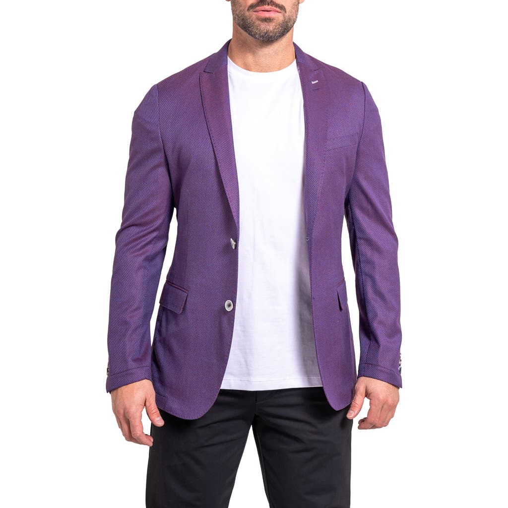 Maceoo Descartes Evo Ascension Unconstructed Blazer In Purple