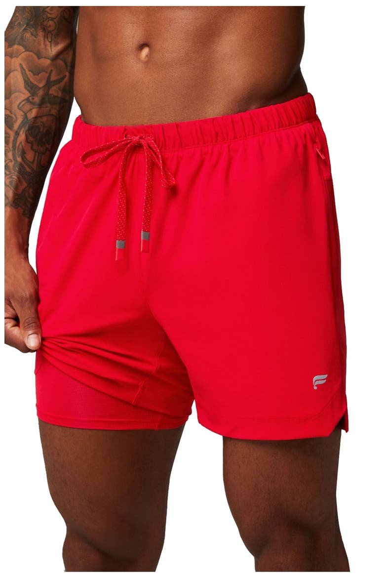 Men's The 5" One Short, Main, color, Heated Red