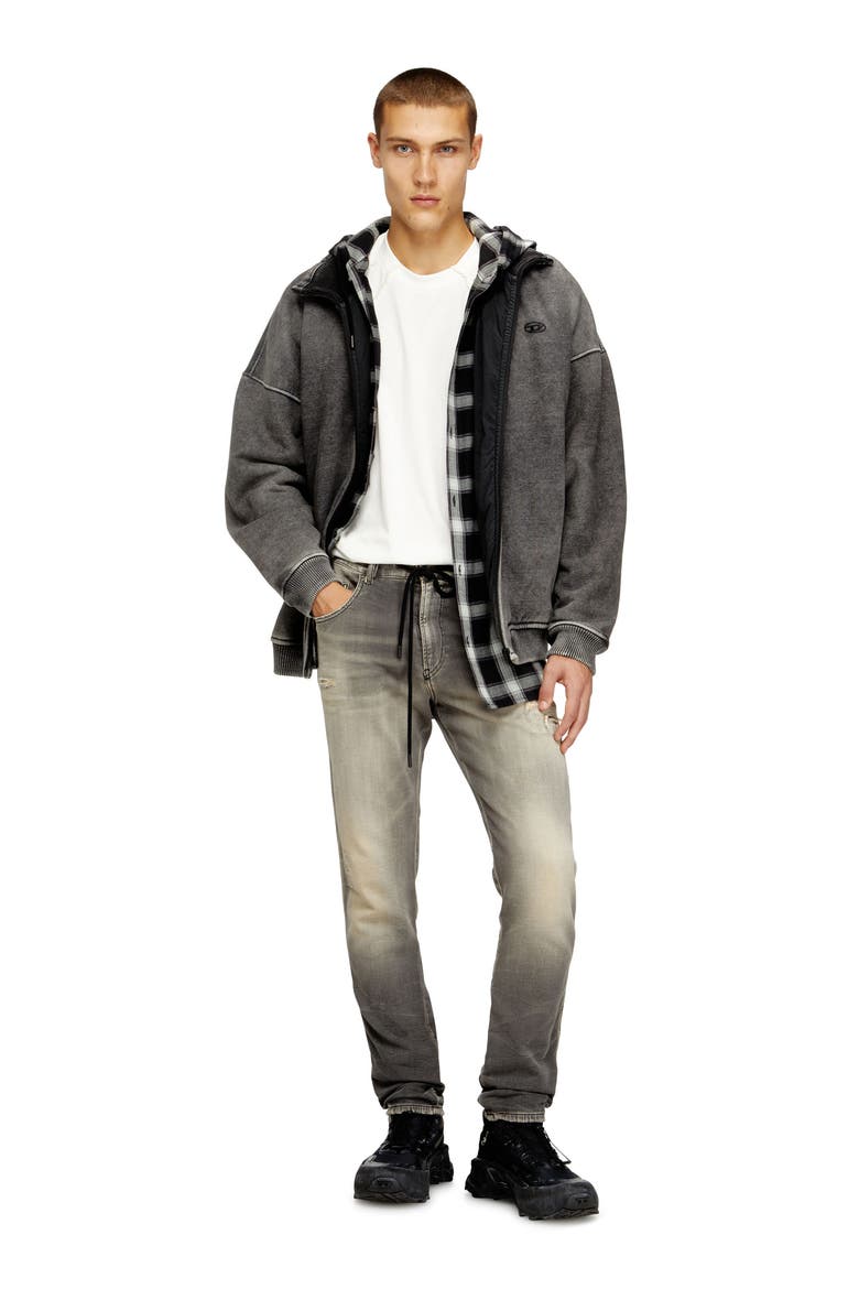 2062 D-Strukt Sweat Jeans, Alternate, color, SMOKEY GREY