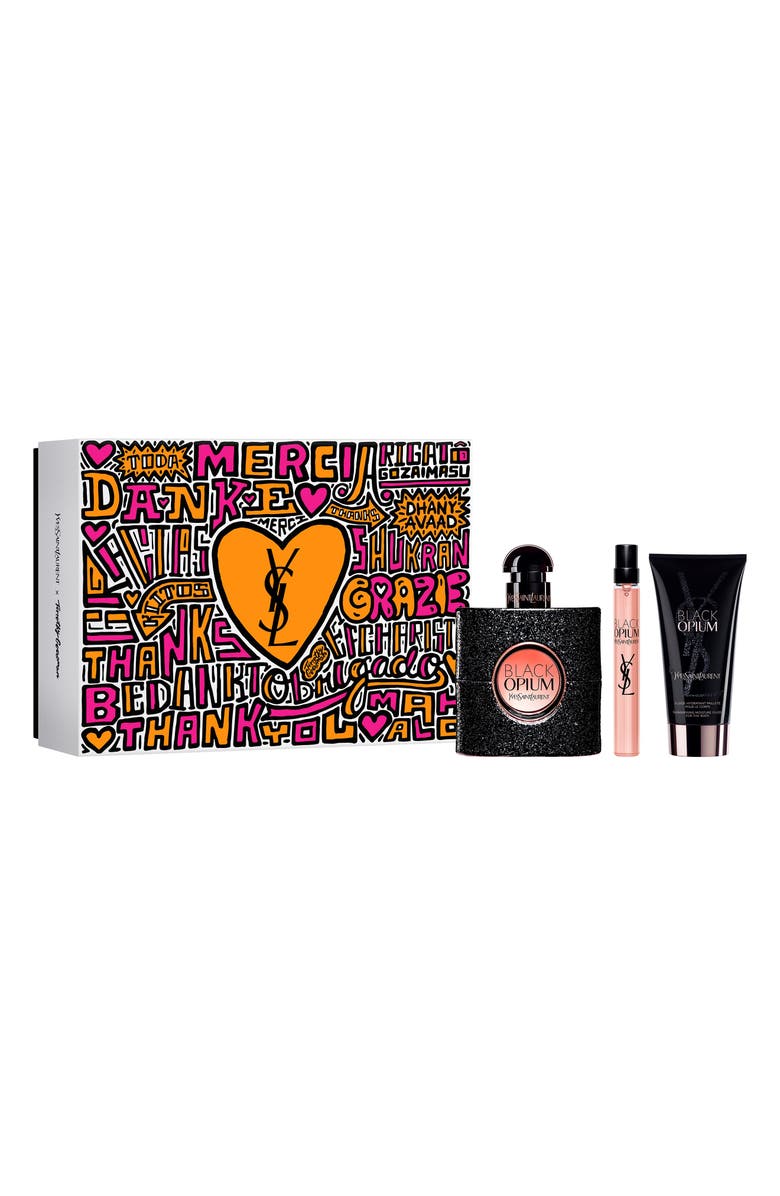 Yves Saint Laurent Black Opium Fragrance Set $179 Value, Main, color, 