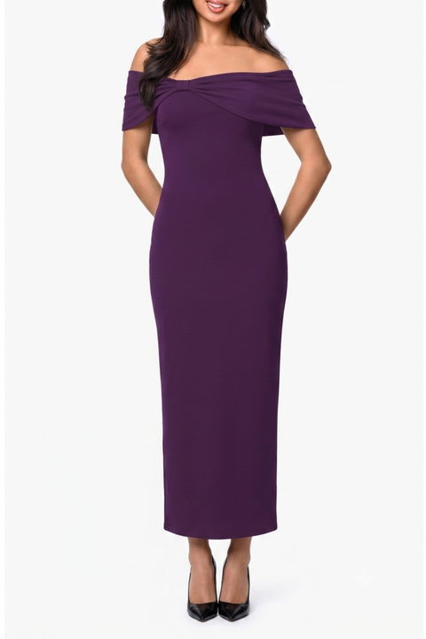 dark purple midi dress Draped Velvet shopaleena Please refer to care label for garment care instructions Violet Slip Midi Dress Dark