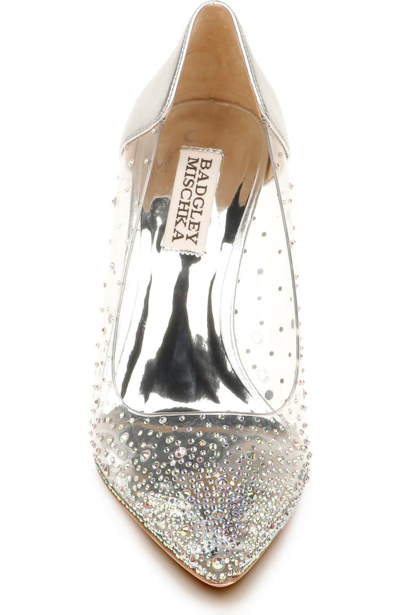 Badgley Mischka Collection Gisela Embellished Pointed Toe Pump, Alternate, color,