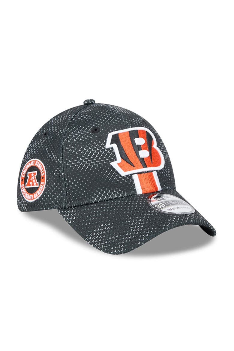Men's New Era Black Cincinnati Bengals 2024 Sideline 39THIRTY Flex Hat, Alternate, color, Black