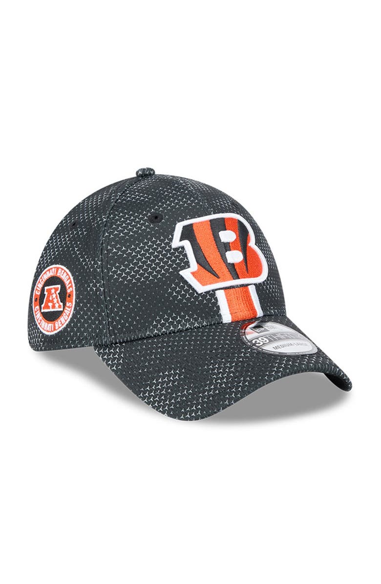 New Era Men's New Era Black Cincinnati Bengals 2024 Sideline 39THIRTY Flex Hat, Alternate, color, Black