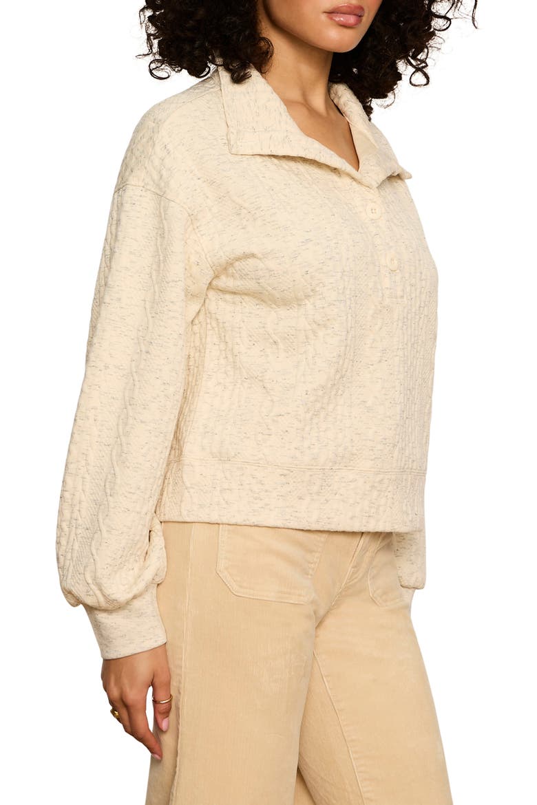 Halley Relaxed Pullover, Alternate, color, HEATHER BONE
