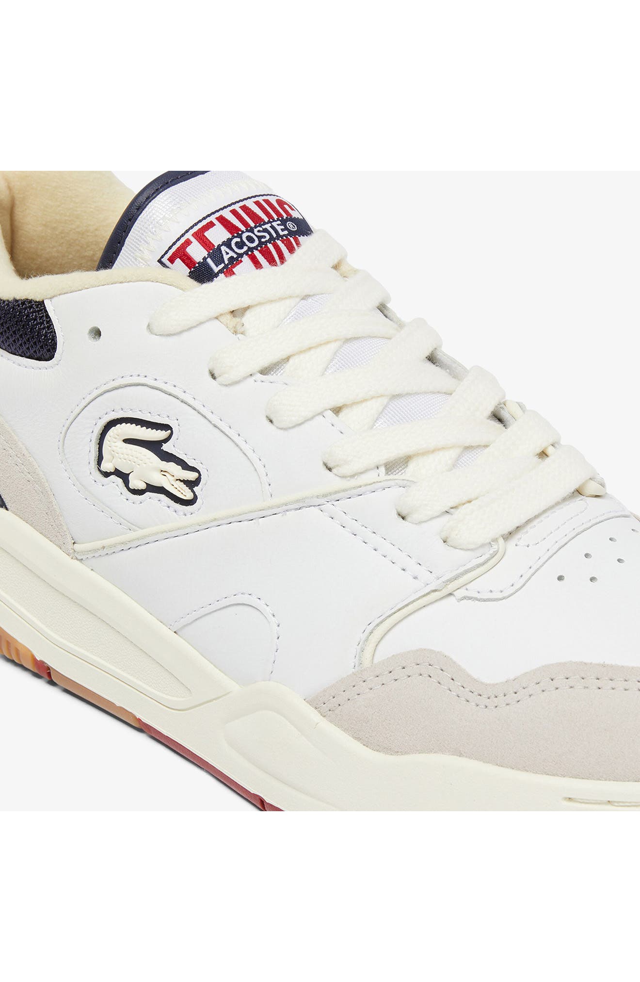 Lacoste Lineshot 224 Sneaker, Alternate, color, Off White/ Gum