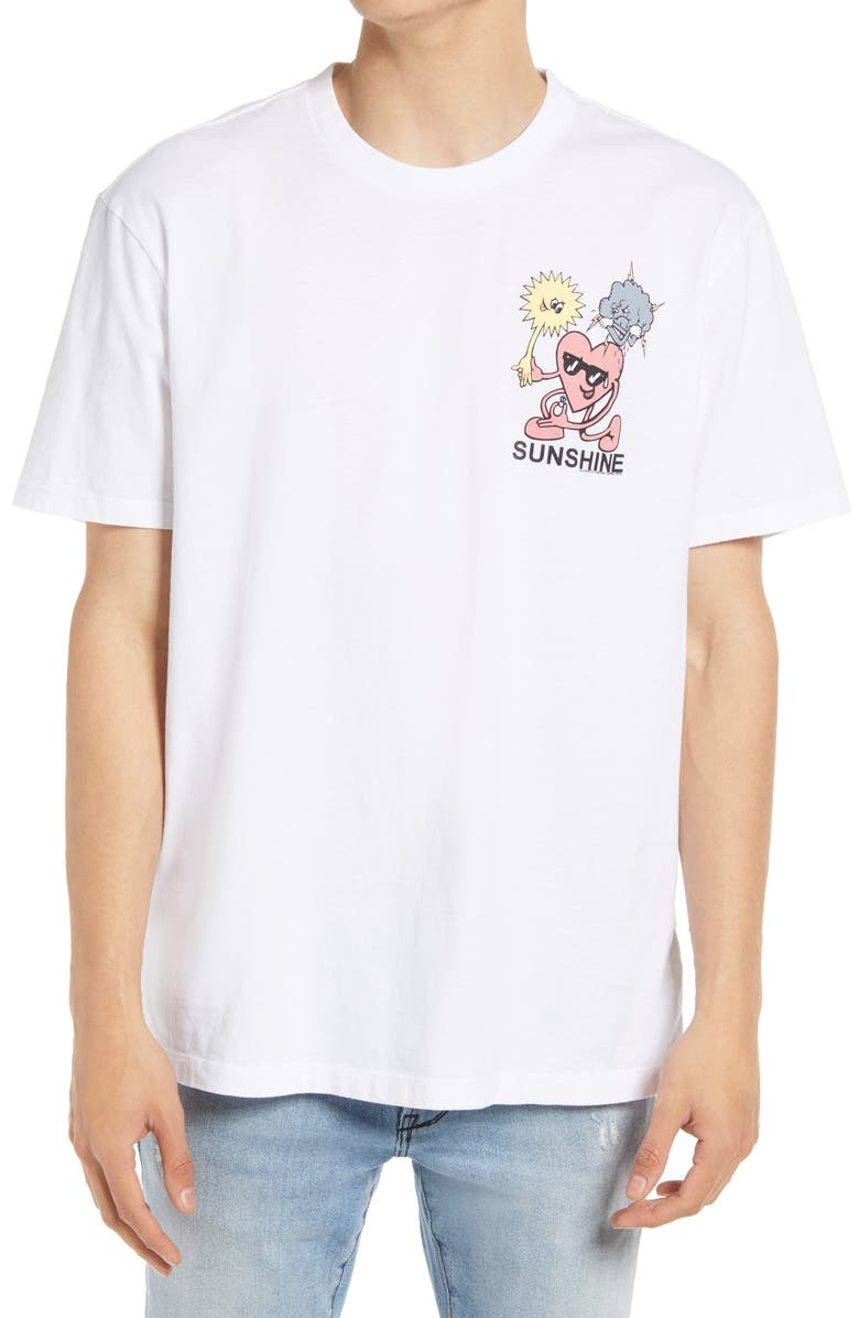 AllSaints Men's Sunshine Graphic Tee, Main, color,