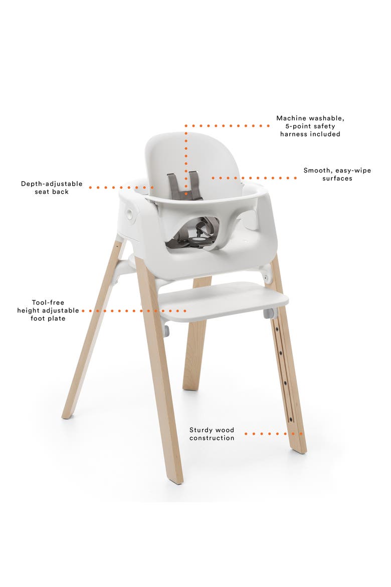 Steps™ Highchair, Alternate, color, BLACK / NATURAL
