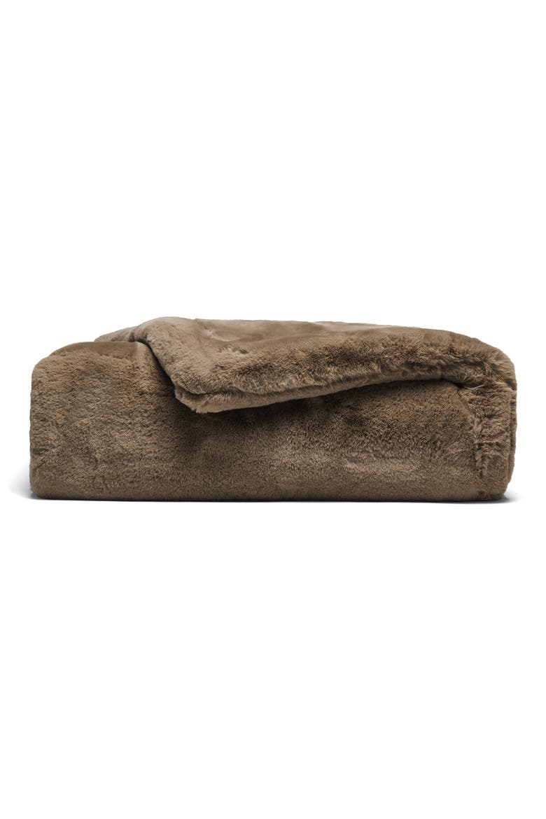 Super Plush Large Cuddle Blanket, Main, color, WALNUT