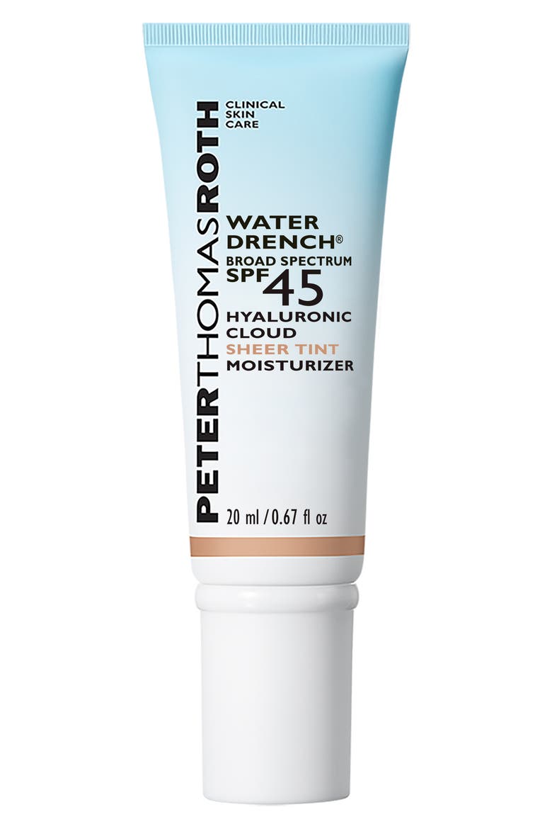 Water Drench® Broad Spectrum SPF 45 Hyaluronic Sheer Tint Moisturizer, Main, color, BLUE