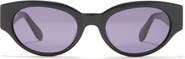 BCBGMAXAZRIA 53mm Chunky Oval Sunglasses