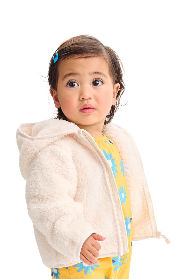 Baby Teddy Fleece Jacket, Alternate, color, Oat