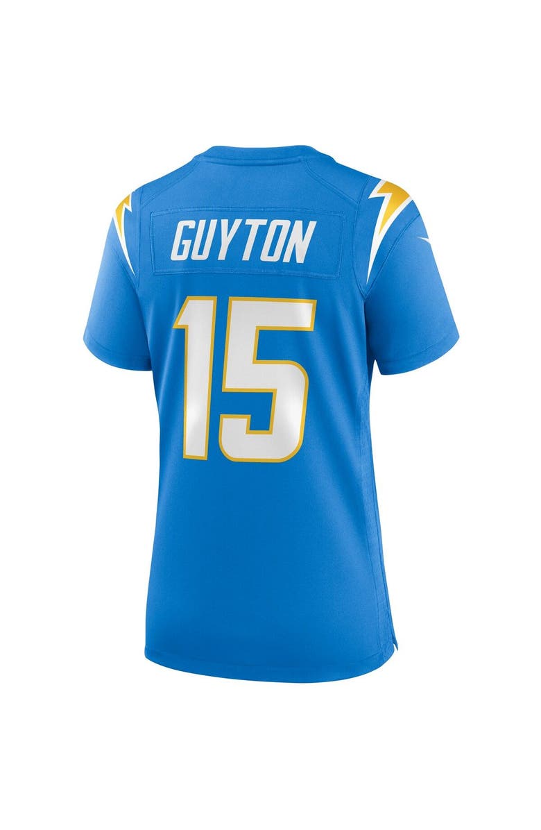 Nike Women's Nike Jalen Guyton Powder Blue Los Angeles Chargers Game Player Jersey, Alternate, color, 