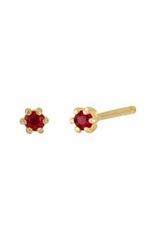 Bony Levy 18K Yellow Gold Solitaire Stud Earrings