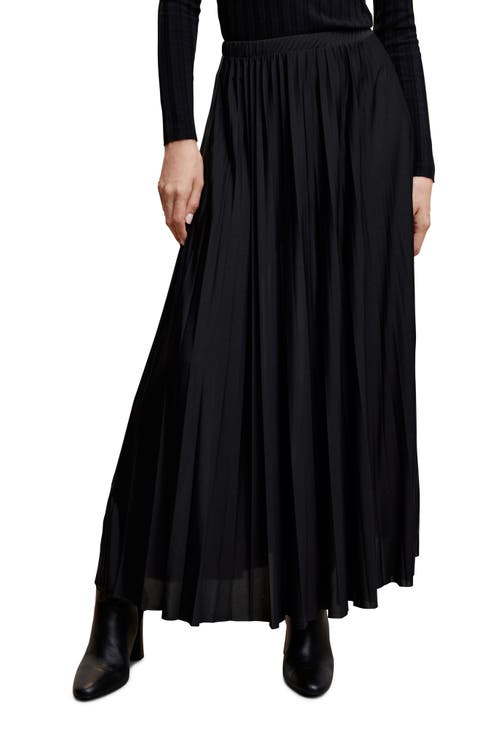Pleated Maxi Skirt