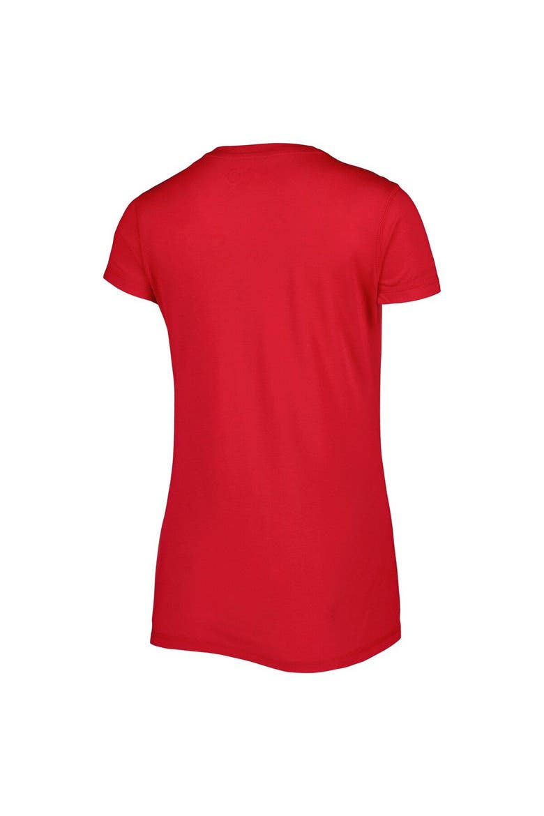 Women's Concepts Sport Red/Black Detroit Red Wings Badge T-Shirt & Pants Sleep Set, Alternate, color, Red