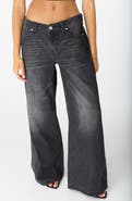 Fade Out Loud Maya Mid Rise Ultra Wide Leg Jeans